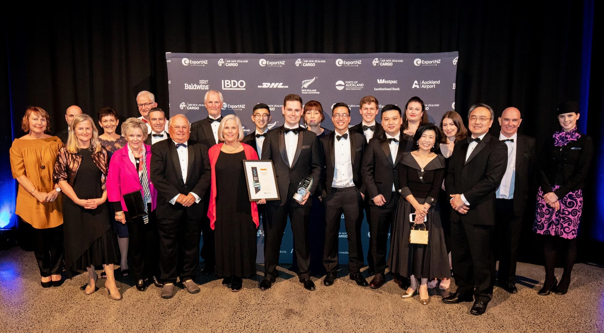 DHL Best Emerging Business for Goods at the 2018 Air New Zealand Cargo ExportNZ Awards