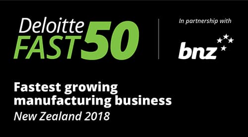 Deloitte Fast 50 Awards 2018 - New Zealand’s 43rd fastest growing business
